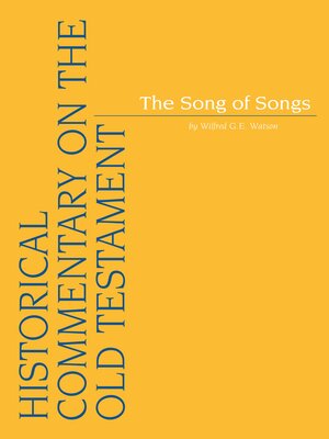 cover image of The Song of Songs